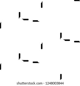 Simple black and white vector illustration. Abstract geometric background pattern