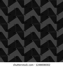Simple black and white vector illustration. Abstract geometric background pattern