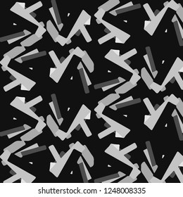 Simple black and white vector illustration. Abstract geometric background pattern