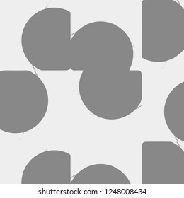 Simple black and white vector illustration. Abstract geometric background pattern