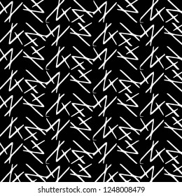 Simple black and white vector illustration. Abstract geometric background pattern