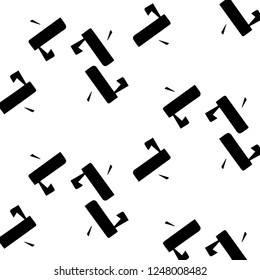 Simple black and white vector illustration. Abstract geometric background pattern