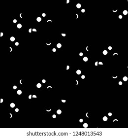 Simple black and white vector illustration. Abstract geometric background pattern