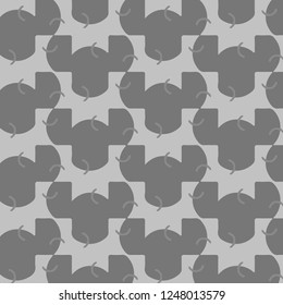 Simple black and white vector illustration. Abstract geometric background pattern