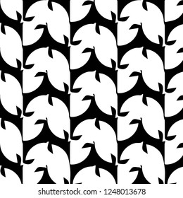 Simple black and white vector illustration. Abstract geometric background pattern