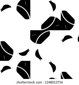 Simple black and white vector illustration. Abstract geometric background pattern