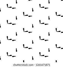Simple black and white vector illustration. Abstract geometric background pattern