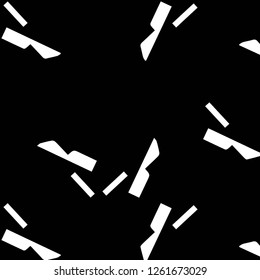 Simple black and white vector illustration. Abstract geometric background pattern
