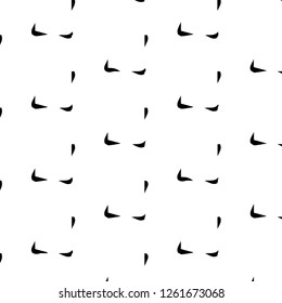 Simple black and white vector illustration. Abstract geometric background pattern
