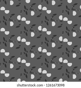 Simple black and white vector illustration. Abstract geometric background pattern