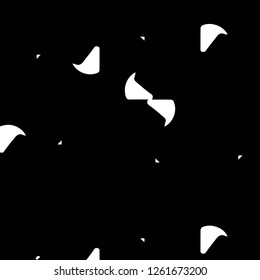 Simple black and white vector illustration. Abstract geometric background pattern