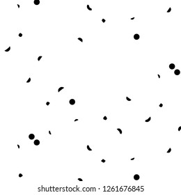 Simple black and white vector illustration. Abstract geometric background pattern