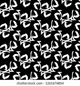 Simple black and white vector illustration. Abstract geometric background pattern