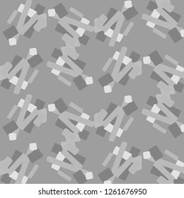 Simple black and white vector illustration. Abstract geometric background pattern