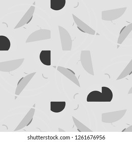 Simple black and white vector illustration. Abstract geometric background pattern