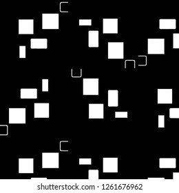 Simple black and white vector illustration. Abstract geometric background pattern