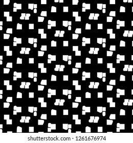Simple black and white vector illustration. Abstract geometric background pattern