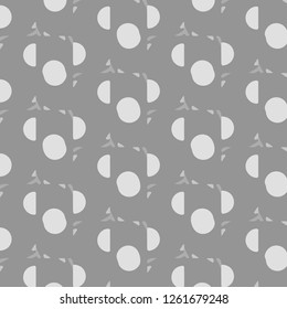 Simple black and white vector illustration. Abstract geometric background pattern