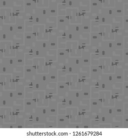 Simple black and white vector illustration. Abstract geometric background pattern