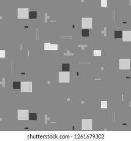 Simple black and white vector illustration. Abstract geometric background pattern