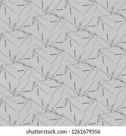 Simple black and white vector illustration. Abstract geometric background pattern
