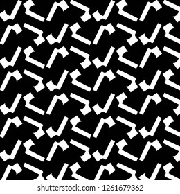 Simple black and white vector illustration. Abstract geometric background pattern