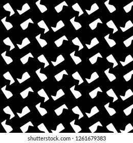 Simple black and white vector illustration. Abstract geometric background pattern