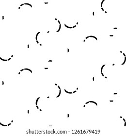 Simple black and white vector illustration. Abstract geometric background pattern