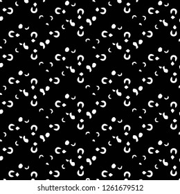Simple black and white vector illustration. Abstract geometric background pattern