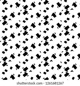 Simple black and white vector illustration. Abstract geometric background pattern