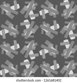 Simple black and white vector illustration. Abstract geometric background pattern