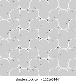 Simple black and white vector illustration. Abstract geometric background pattern