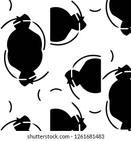 Simple black and white vector illustration. Abstract geometric background pattern