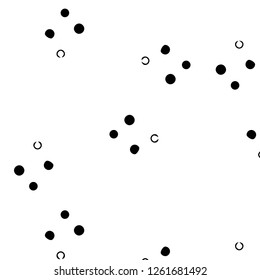 Simple black and white vector illustration. Abstract geometric background pattern
