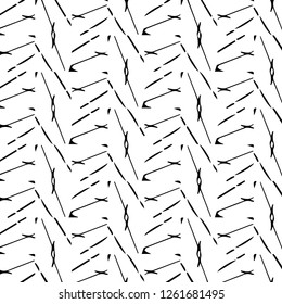 Simple black and white vector illustration. Abstract geometric background pattern