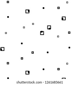 Simple black and white vector illustration. Abstract geometric background pattern