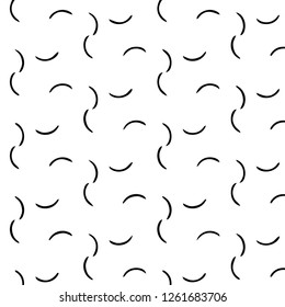 Simple black and white vector illustration. Abstract geometric background pattern