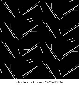 Simple black and white vector illustration. Abstract geometric background pattern