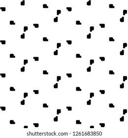 Simple black and white vector illustration. Abstract geometric background pattern