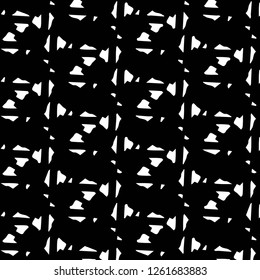 Simple black and white vector illustration. Abstract geometric background pattern