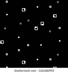 Simple black and white vector illustration. Abstract geometric background pattern