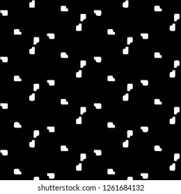 Simple black and white vector illustration. Abstract geometric background pattern