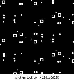 Simple black and white vector illustration. Abstract geometric background pattern