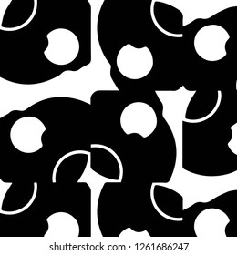 Simple black and white vector illustration. Abstract geometric background pattern