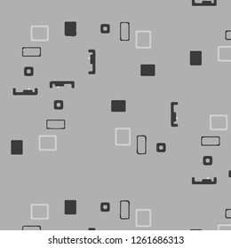 Simple black and white vector illustration. Abstract geometric background pattern