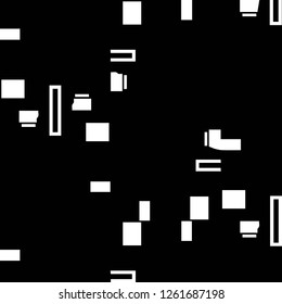 Simple black and white vector illustration. Abstract geometric background pattern