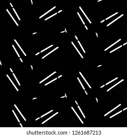 Simple black and white vector illustration. Abstract geometric background pattern