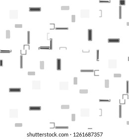 Simple black and white vector illustration. Abstract geometric background pattern