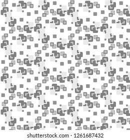 Simple black and white vector illustration. Abstract geometric background pattern