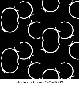 Simple black and white vector illustration. Abstract geometric background pattern
